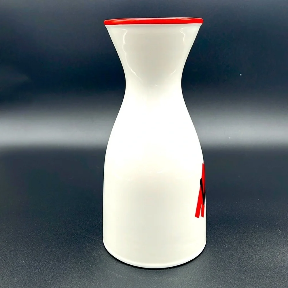 Vintage “Vino” Wine Decanter Carafe Vase Italian Flag Design Baldelli 1990s